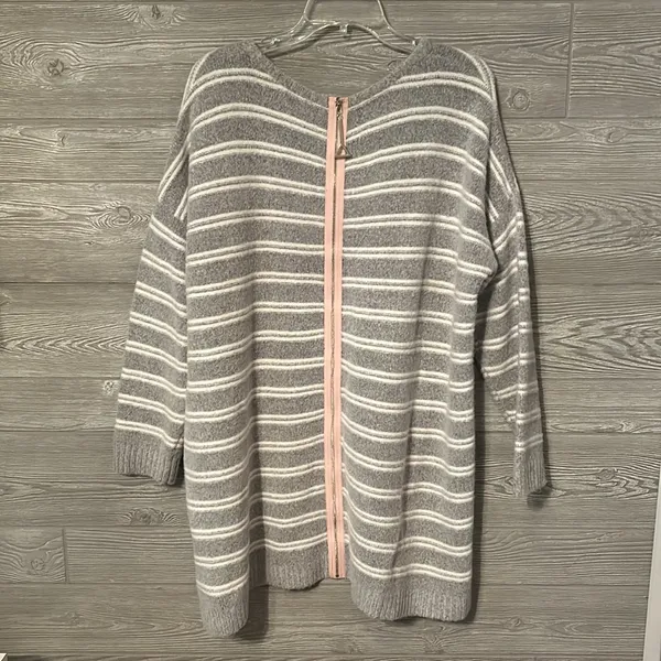 Soft Surroundings‎ Striped Cozy Knit Sweater Pullover Size XL - Image 3