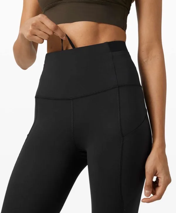 Lululemon Fast and Free Super High Rise Tight 25" Elite Black 6 - Image 10