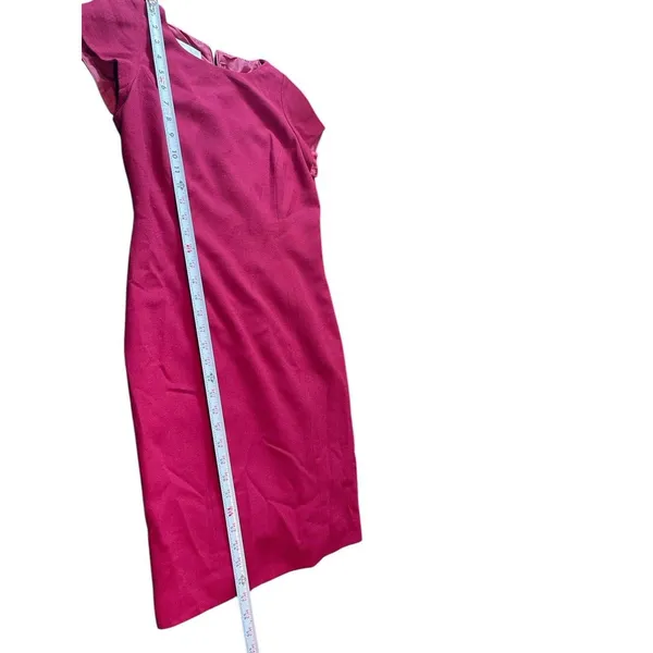 VTG Jones New York Two Piece Mauve Wool Sheath Dress Suit Button Blazer Set 6 - Image 14