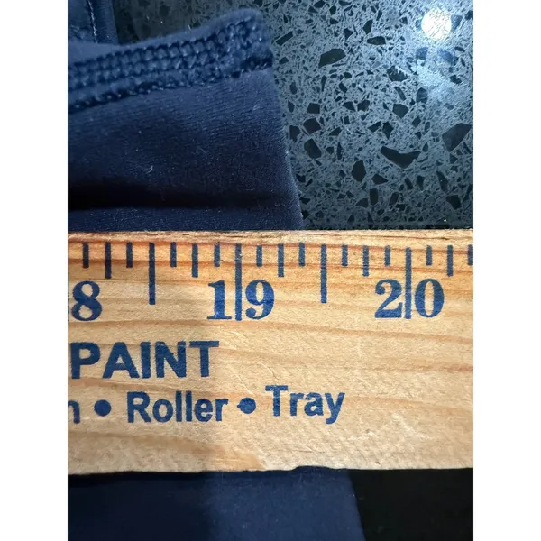 Lululemon High Times Pant Navy Blue High Rise 7/8 Crop Leggings‎ Size 6 - Image 6