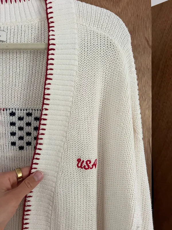 Hollister knit patriotic sweater - Image 2