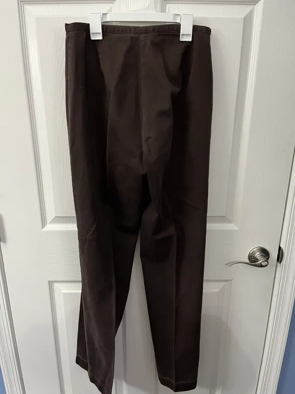 INC International Concepts Size 8 Brown 100% Cotton Chinos Pants - Image 2