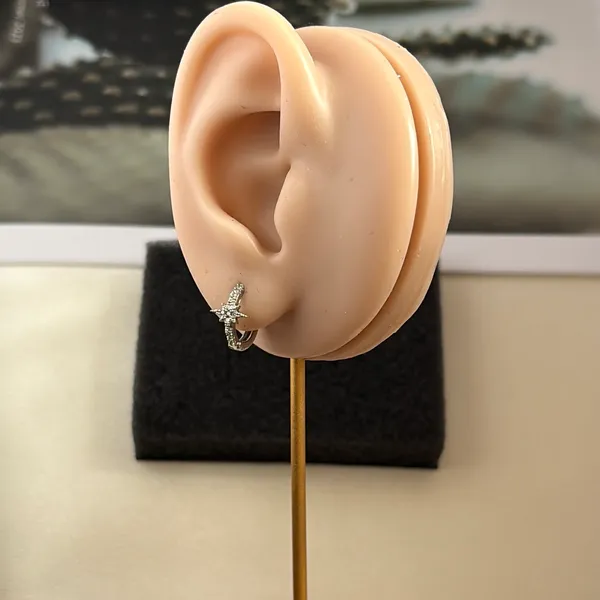 13mm Small Star Hoop Earrings for Men Women Streetwear Punk Hip Hop Unisex Earrings - Image 9