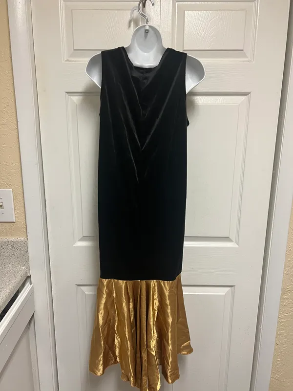 Roaring 20's Flapper Dress Costume With Bonus Wig - Image 7