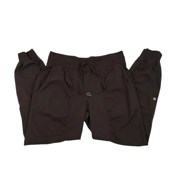 LULULEMON Dance Studio Mid-Rise Jogger Full Length Sz 10 Brown Athletic Everyday - Image 4