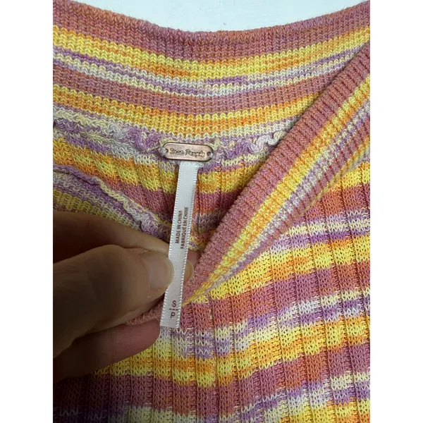 Free People Aquarius Sweater Shorts Womens Size Small Knit Pull On High Waist - Image 3