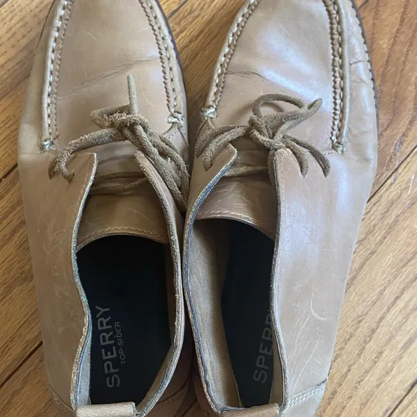 Women's Sperry Top-Sider Saltash Mid Sand Leather Ankle Boots STS82112 Size‎ 8 - Image 3