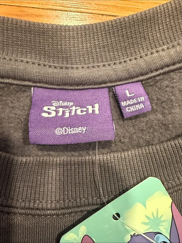 NWT Disney Stitch sweatshirt size large. - Image 2