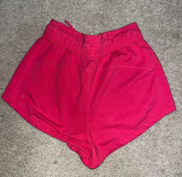 Lululemon Pink Sweat Shorts - Image 2