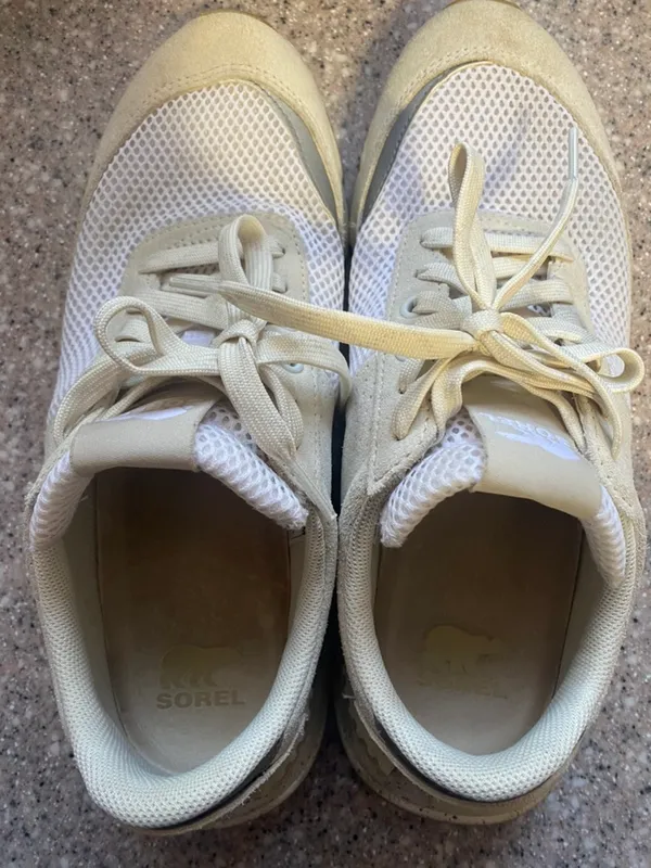 Sorel Kinetic Lite Sneaker in White/Cream - Image 3