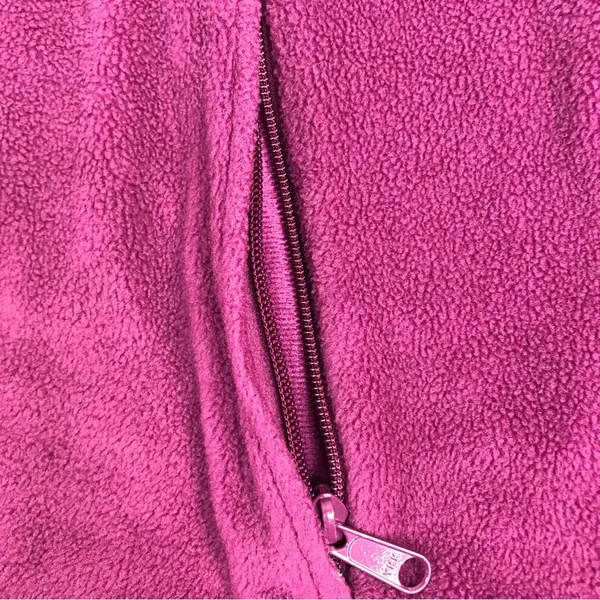 COLUMBIA Pile Fleece Jacket Women XL Purple Full Zip Gorpcore Outdoor Travel Y2K - Image 9