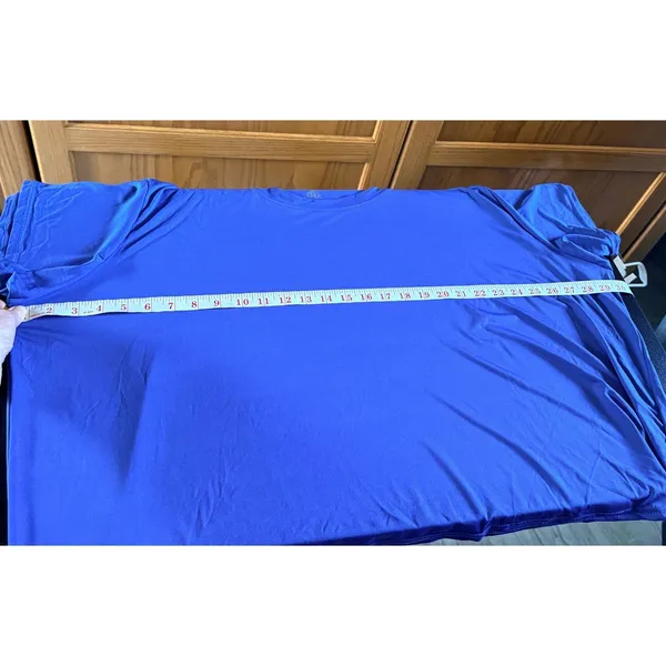 NEW‎ 3X Royal Blue Gorpore Short Sleeve Athletic Top Plus Size Athleisure - Image 5