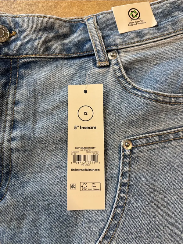 No Boundaries Light Blue Denim Jean Shorts - Image 3