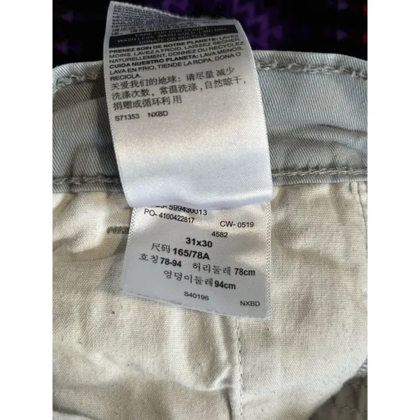Levis Light Blue‎ S67 Athletic Denim Jeans Slim Straight Size 31x30 Mid Rise - Image 6