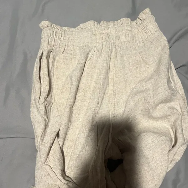 Petal and Pup Hawthorne Linen‎ Blend Wide Leg Crop Pants size 6 - Image 13