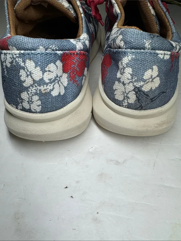 Ariat x Western Aloha Floral Canvas slip on Sneakers floral Hawaiian 8 casual - Image 4
