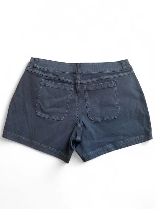 Spanx 5” Twill Shorts In Washed Black Women’s Size XL Compression Stretch - Image 6