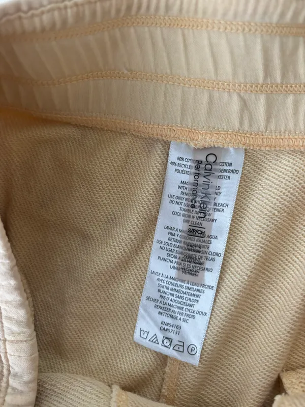 Light Yellow Calvin Shorts  - Image 4