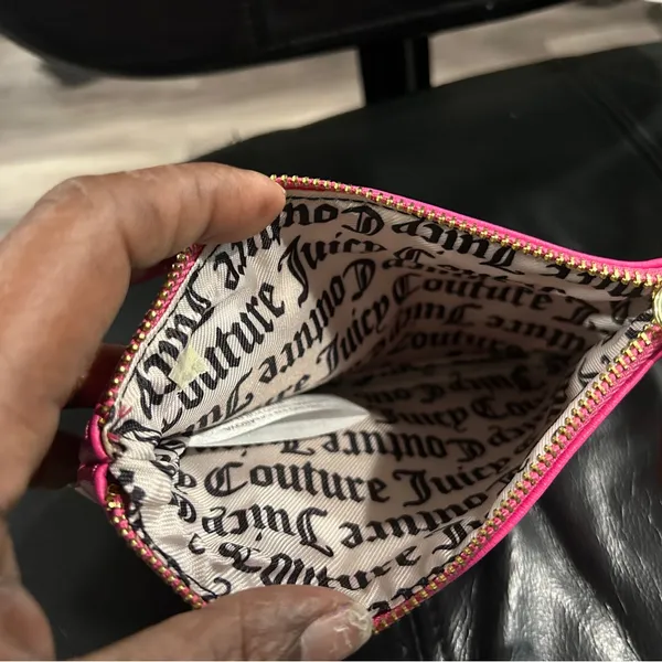 Juicy Couture Hot Pink Cosmetic Pouch - Image 7