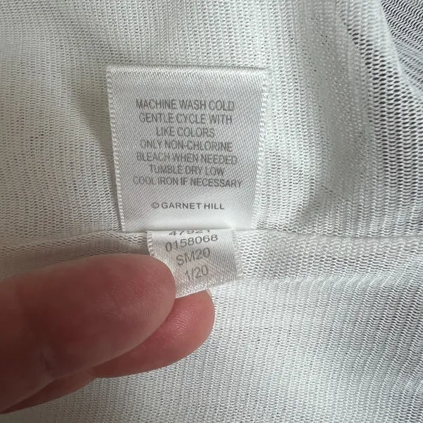 Garnet Hill Midi Dress Womens Large Taupe White Stripe‎ Slits Sleeveless Tank L - Image 12
