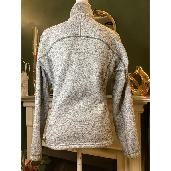 NFL Team Apparel Green Bay Packers Grey Marl Full Zip Fleece Jacket Womens Small - Image 3