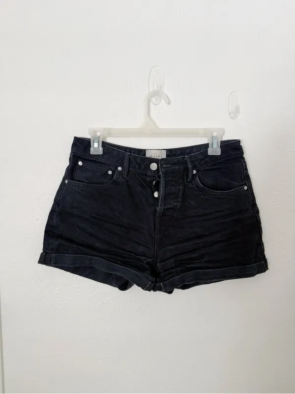 Sézane Niels Cuffed Denim Shorts Sz 36 / US 4 - Image 2