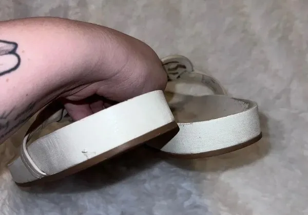 Tory Burch White Miller Cloud Sandal size Women’s 9.5 - Image 5