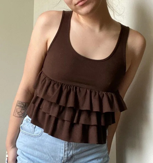 Ruffled Tank Top  - Image 2