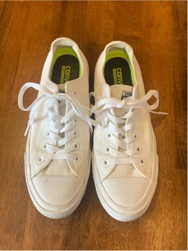 Converse Sneakers size 9 White - Image 2