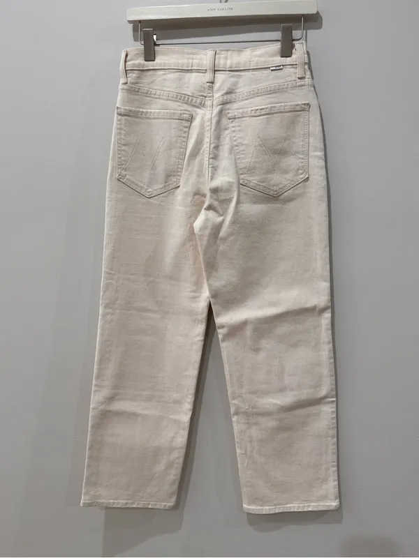 MOTHER Sz 28 The Bees Knees Rambler Zip Ankle Jeans Carpenter Style - Image 5
