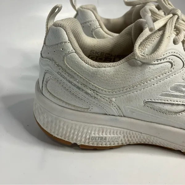 Skechers Go Run consistent white goga mat‎ sneakers size 7 - Image 2