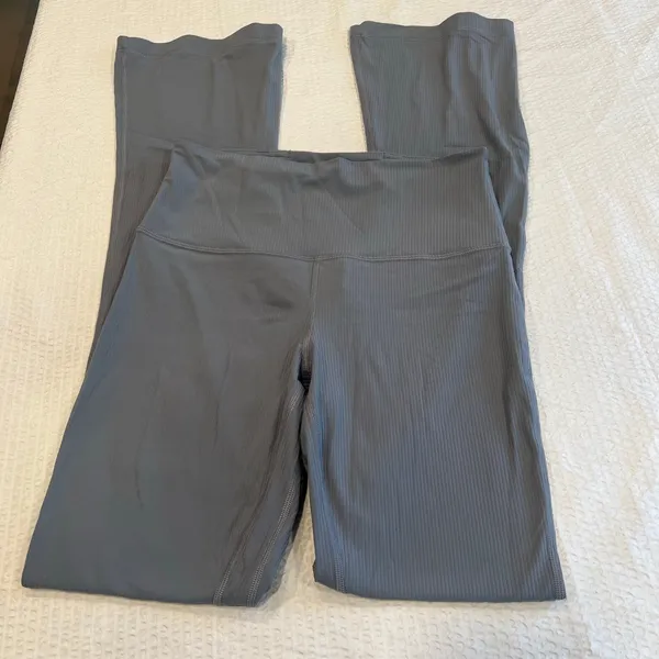Lululemon Align High-Rise Ribbed Mini-Flare Pant *Regular Belgian Blue 6 women - Image 5