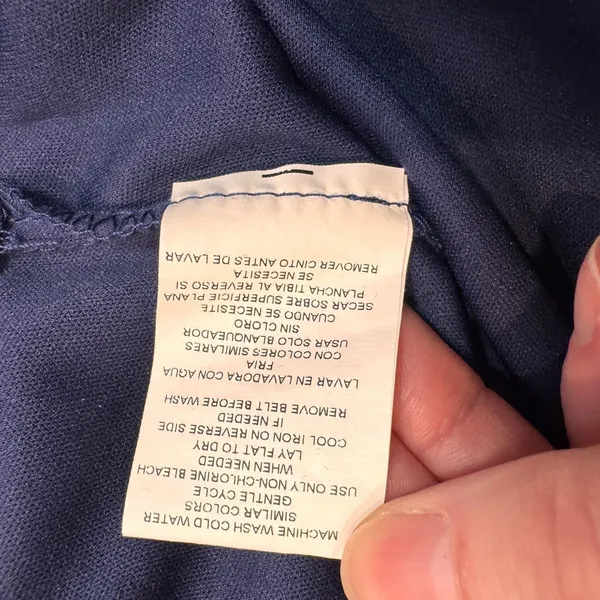 Speechless Tropical Leaf Print Halter Dress‎ Navy Green Size Medium M - Image 4