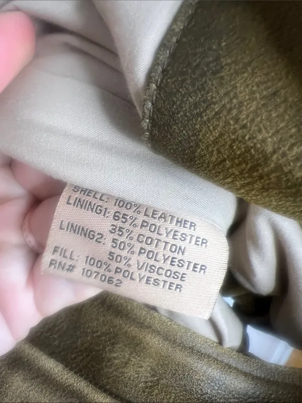 Vintage IZOD soft leather bomber jacket - Image 8