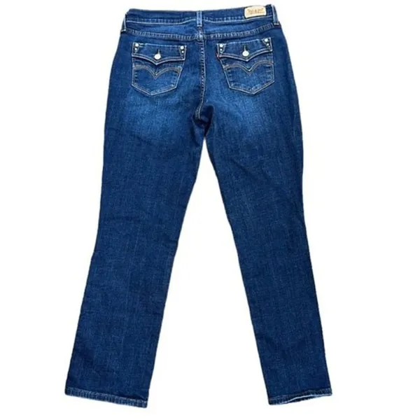 Women's Levi's 505 Straight Leg Denim‎ Medium Wash Flap Pocket Jeans Size 30x30 - Image 2
