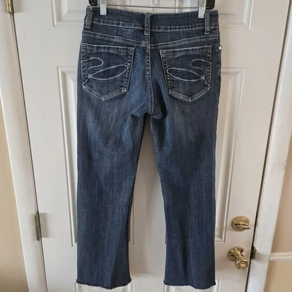 Stetson Women No 214 City Trouser Denim blue Jeans Wide Leg Size 10 (30x28) 90s - Image 2