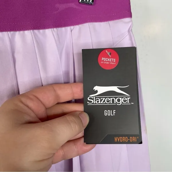 Slazenger Golf Pleated Skort in Lavender Size Large‎ - Image 7