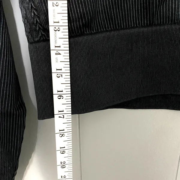 NEW Aerie Offline Black Sidewalk Seamless Ribbed Long Sleeve Cropped Top XL - Image 4