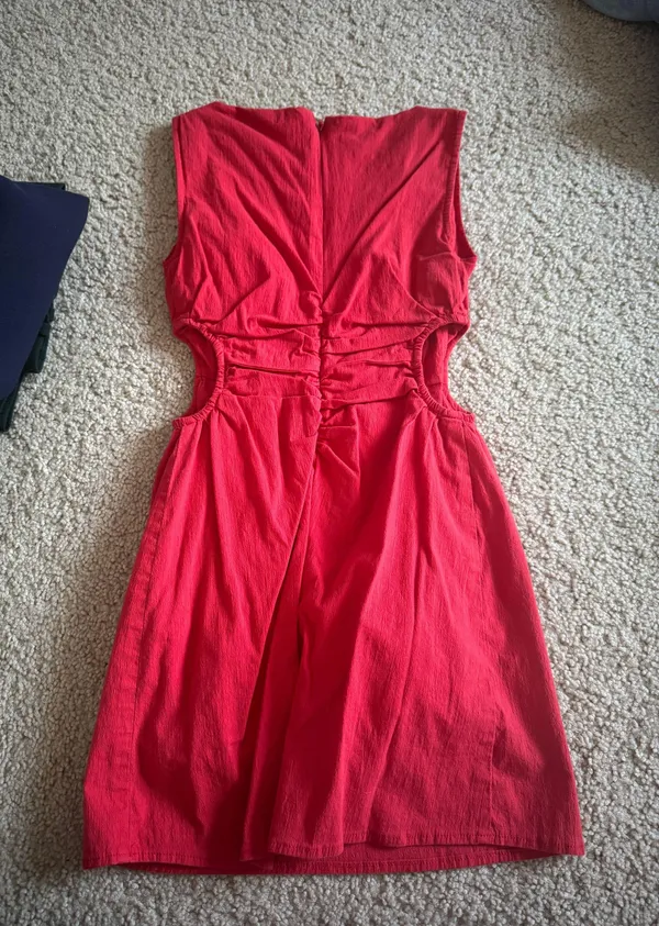 Abercrombie Red Dress - Image 3