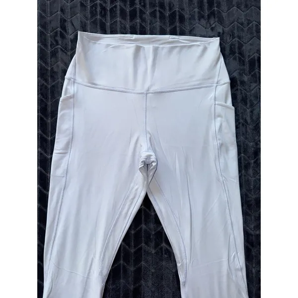 lululemon Women's Light Blue Fast Free Tight Pants Pocket‎ size 12 - Image 2