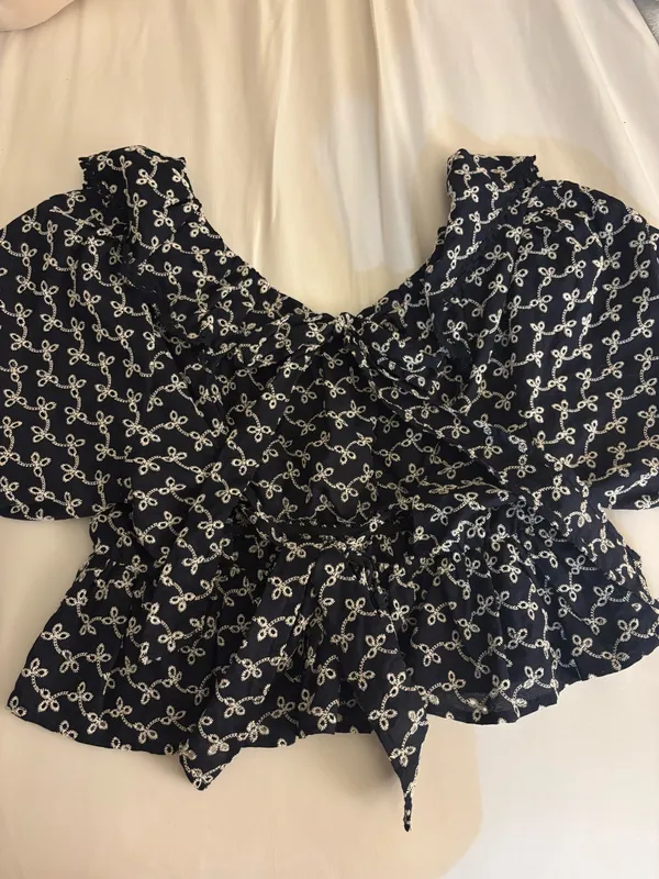 Navy Blouse Blue - Image 3