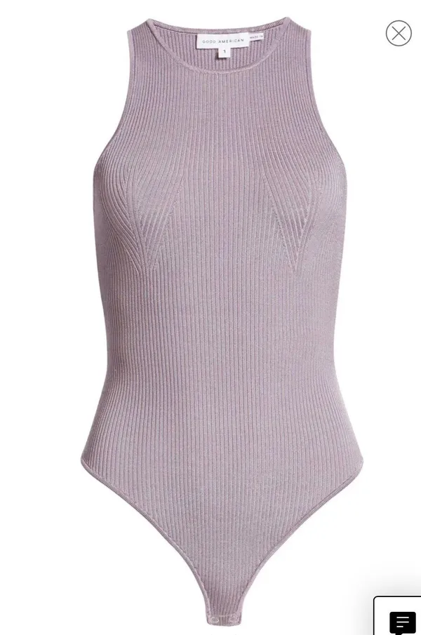 Rib Sleeveless Bodysuit - Image 2