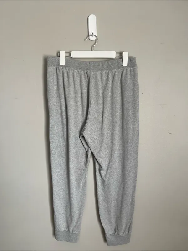 NIKE Heather Gray Joggers Sweatpants Sz L - Image 6