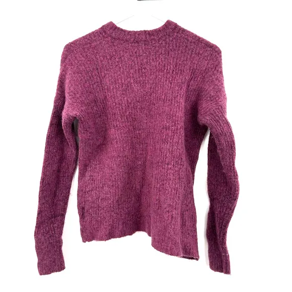 Madewell size XXS wool blend purple pink‎ sweater - Image 2