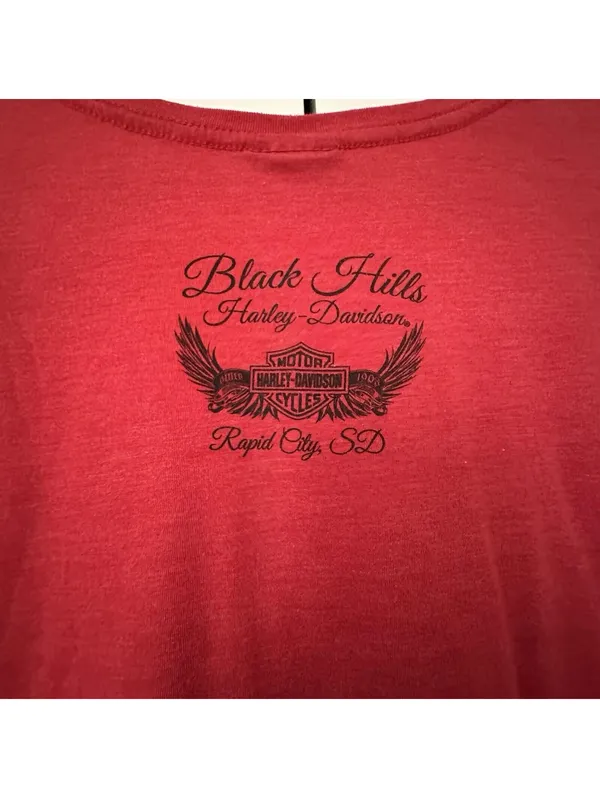 Harley Davidson Motorcycles Black Hills Rapid City, SD Tee T Shirt Sz XXL - Image 5