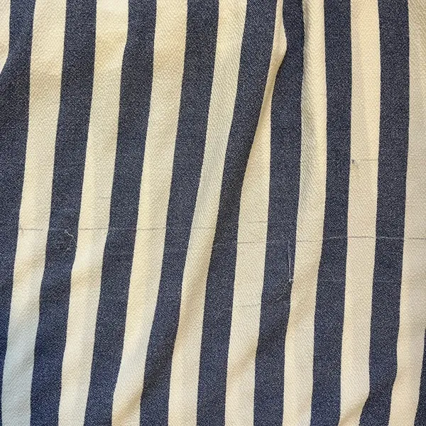 Striped off the shoulder maxi dress Blue - Image 2