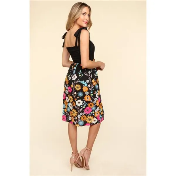 nwt Haptics Smocked Cami Floral‎ Dress - Image 3