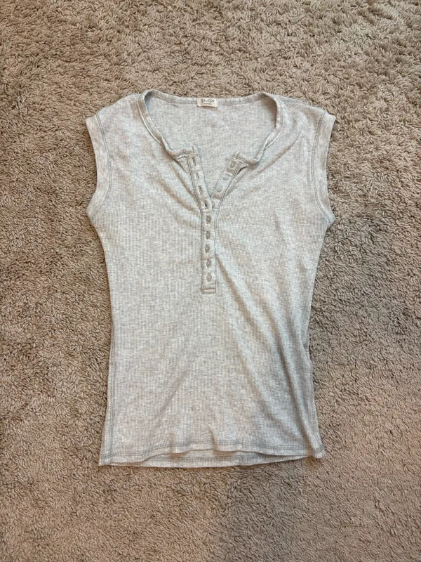 Brandy Melville Button Up Top  - Image 2