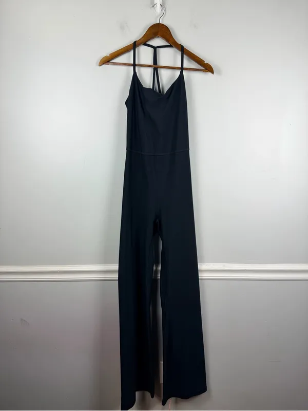 Abercrombie YPB sculptLUX Full Length Flare jumpsuit size medium - Image 3