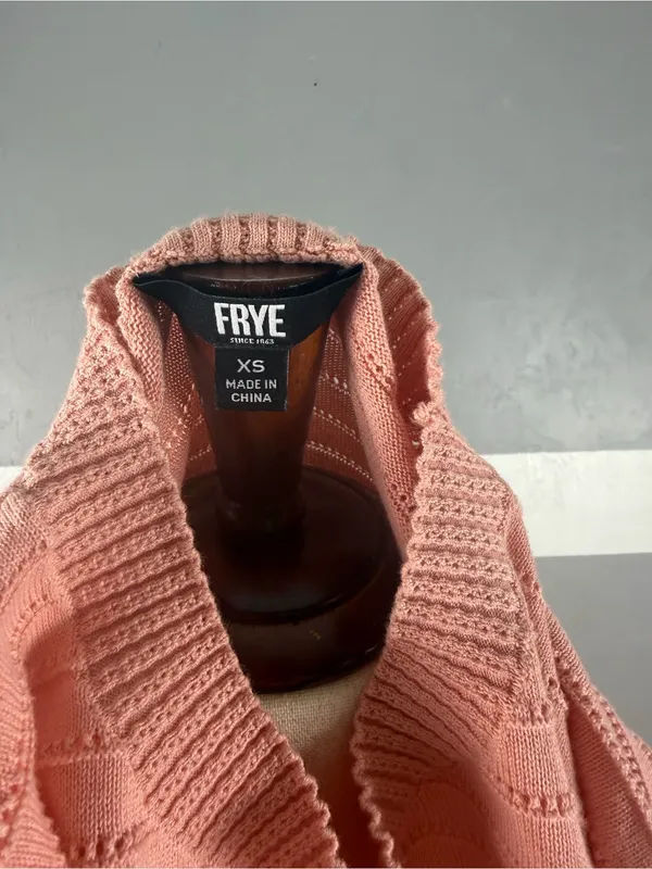 Frye Short Sleeve Crewneck Sweater - Dusty Pink - Image 3